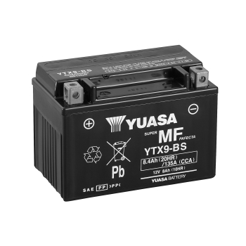 Yuasa YTX9-BS 8.4Ah 135A